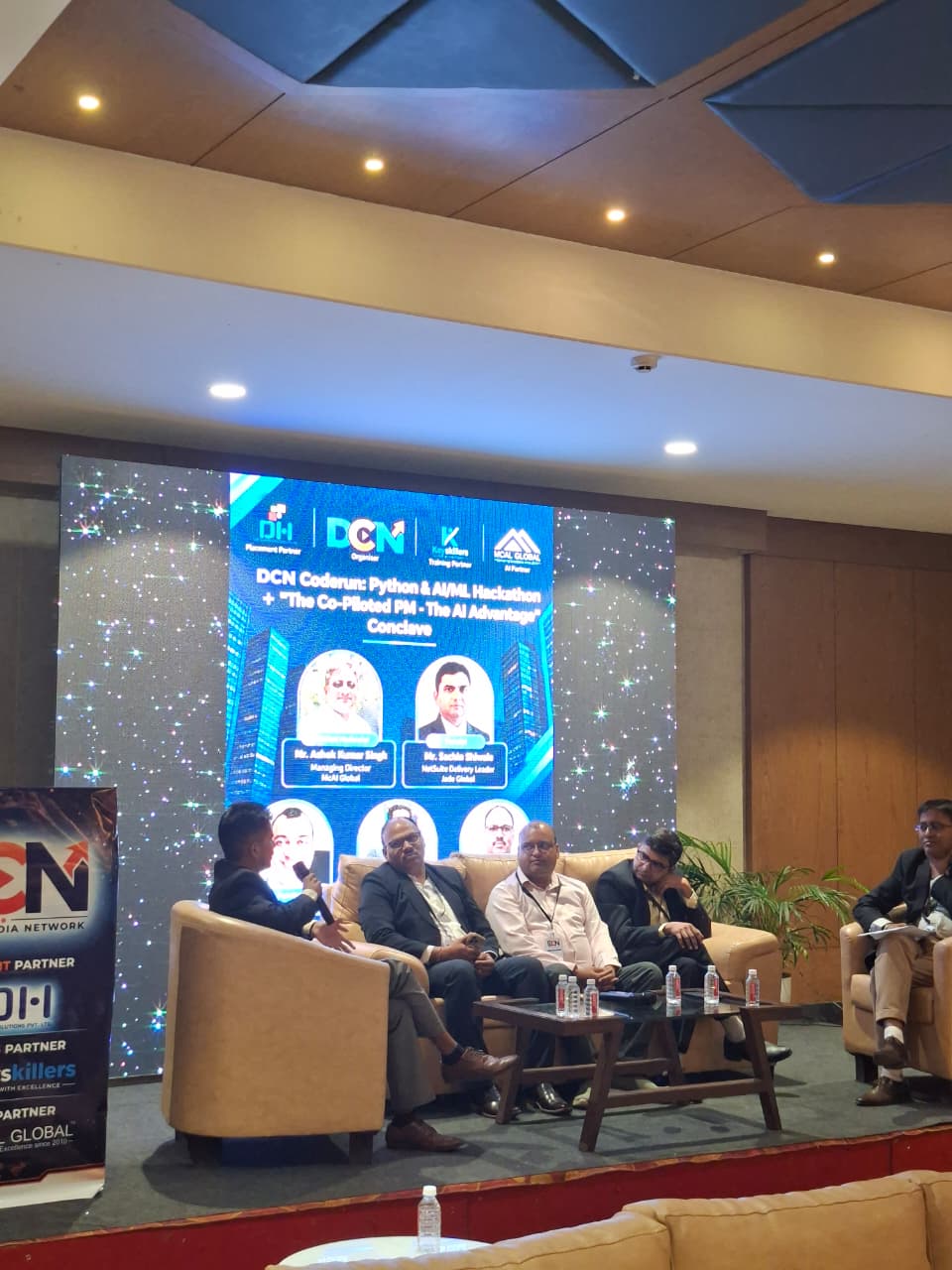 PM Conclave panel seen from the audience
